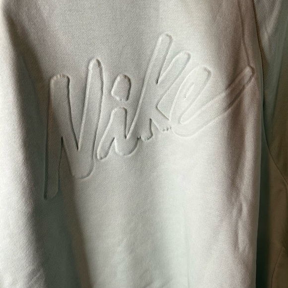 NWT Nike mint green cropped pullover boxy oversized sweater - Picture 4 of 5